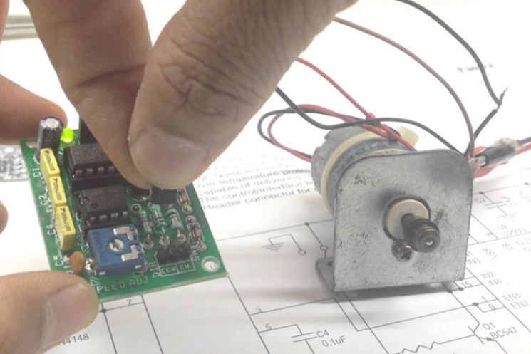 Contrôle et commande d’un moteur DC